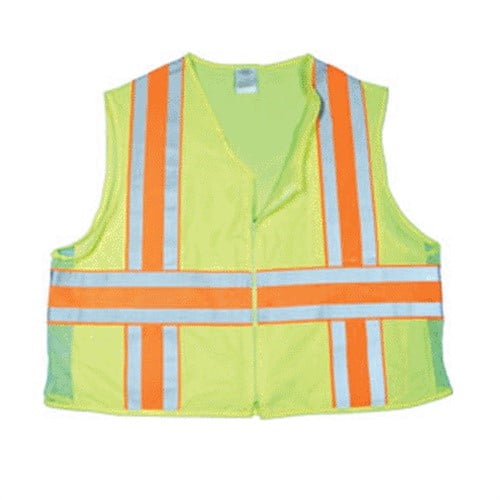 Lime 2X-Large Mutual 16343 High Visibility Polyester ANSI Class 2 Deluxe Dot Mesh Safety Vest with Pockets Lime 2X-Large Mutual 16343 High Visibility Polyester ANSI Class 2 Deluxe Dot Mesh Safety Vest with Pockets